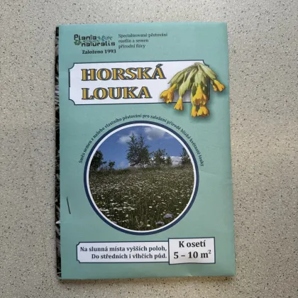 Horská kvetinová lúka - Planta Naturalis - osivo lúčnych kvetov - 10 g