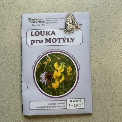 Kvetinová lúka pre motýle - Planta Naturalis - osivo lúčnych kvetov - 10 g