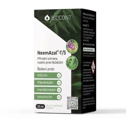 Neem Azal - bio insekticid proti škodcom - Biocont - ochrana rastlín - 25 ml