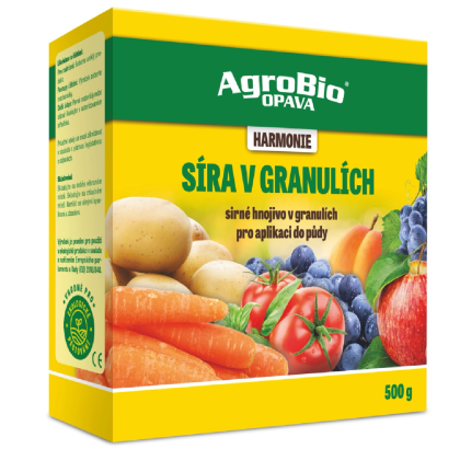 HARMÓNIA Síra v granuliach - AgroBio - hnojivo - 500 g