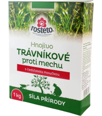 Hnojivo s čadičovou múčkou - trávnikové proti machu - Rosteto - hnojivo - 1 kg