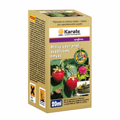 Karate - insekticíd proti škodlivému hmyzu - ochrana rastlín - 20 ml