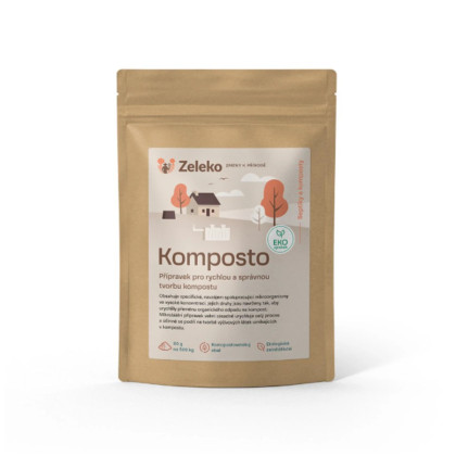 Komposto - prírodný urýchľovač kompostov - Zeleko - 300 g