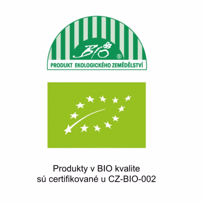 Produkty v BIO  kvalite sú certifikované u CZ-BIO-002