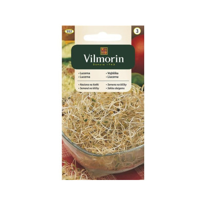 Semená na klíčky - Lucerna - Vilmorin - 20 g