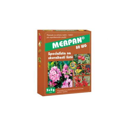 Merpan - fungicíd proti bakteriálnym a hubovým ochoreniam - 3 x 5 g