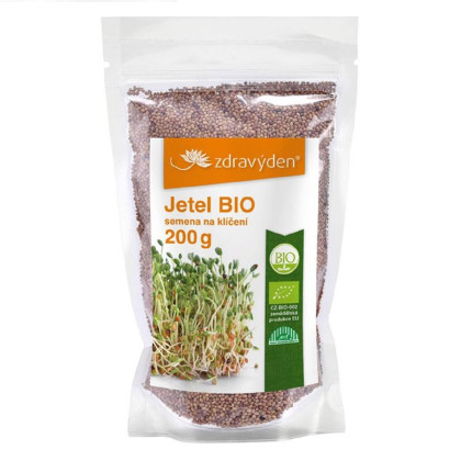 BIO Ďatelina - Trifolium spp - bio semená na klíčenie - 200 g