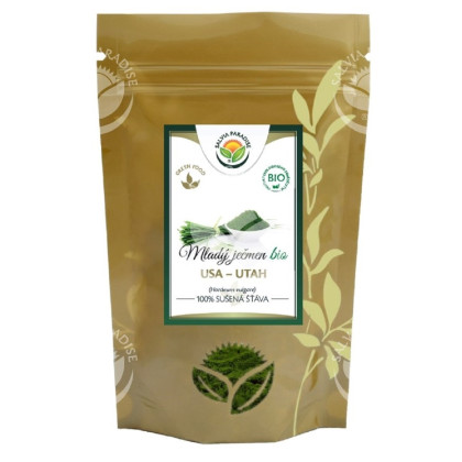 Mladý zelený jačmeň - BIO sušená šťava - Hordeium vulgare - 50 g