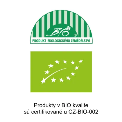 BIO paradajka kolíková Produkty v BIO kvalite
sú certifikované u CZ-BIO-002