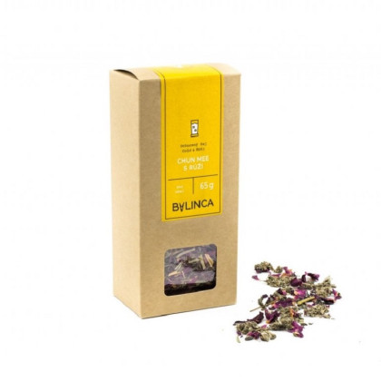 Chun Mee s ružou BIO - bylinná čajová zmes - 65 g