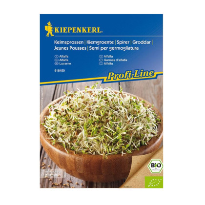 BIO Alfalfa - Lucerna - Medicago sativa - bio semená na klíčenie - 40 g